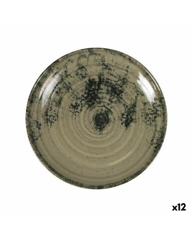 Piatto per Dolce La Mediterránea Aspe Verde Ø 19,8 x 2,7 cm (12 Unità)