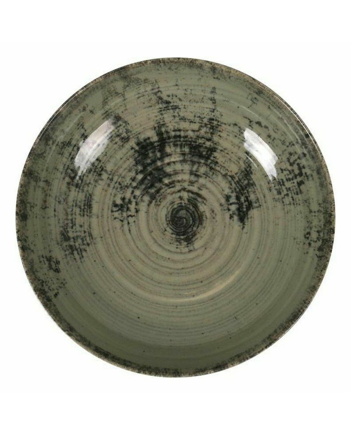 Piatto Fondo La Mediterránea Aspe Verde Ø 22,7 x 5 cm (12 Unità)