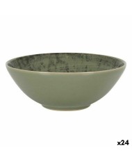 Piatto per Dolce La Mediterránea Aspe Verde Ø 19,8 x 2,7 cm (12 Unità)