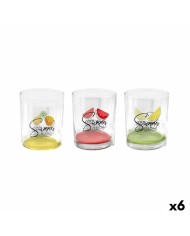 Set di Bicchieri Home Style Summer Frutta 280 ml 3 Pezzi (6 Unità)