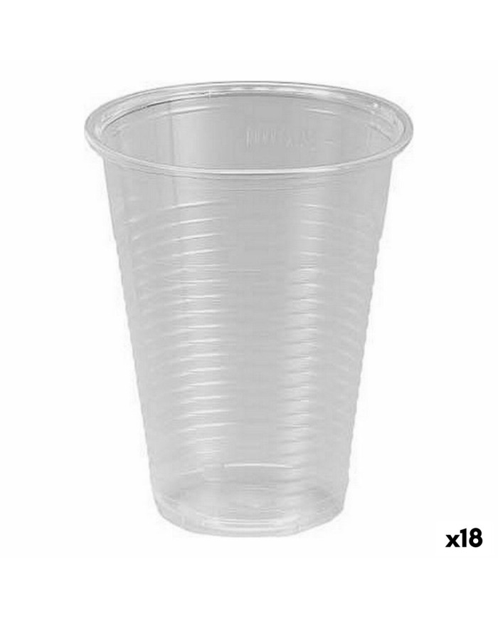 Set di bicchieri riutilizzabili Algon Trasparente 50 Pezzi 200 ml (18 Unità) Set di bicchieri riutilizzabili Algon Trasparente 50 Pezzi 200 ml (18 Unità)