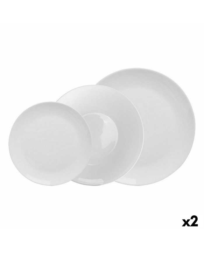 Piatto da pranzo La Mediterránea Whom 18 Pezzi (2 Unità)