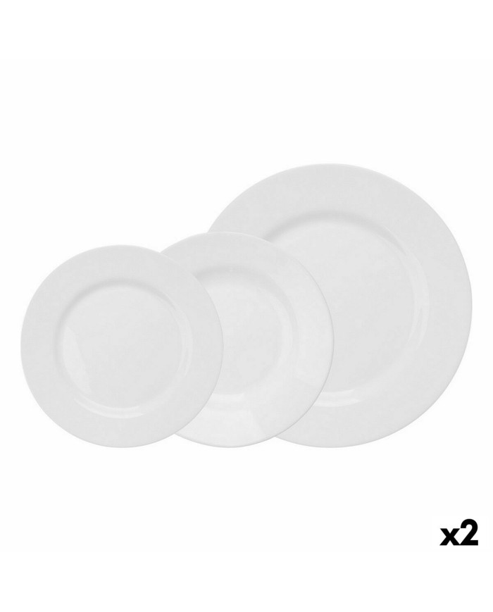 Piatto da pranzo La Mediterránea Temara 12 Pezzi (2 Unità)