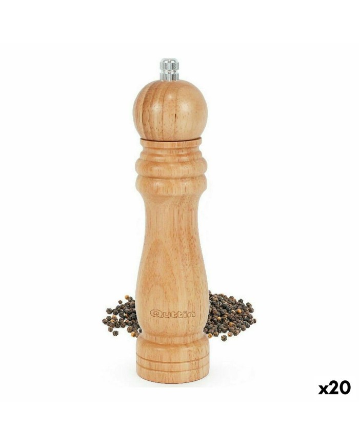 Macinapepe Quttin Legno 5 x 5 x 22 cm (20 Unità) Macinapepe Quttin Legno 5 x 5 x 22 cm (20 Unità)