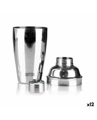 Shaker per cocktail Quttin 550 ml Acciaio (12 Unità) Shaker per cocktail Quttin 550 ml Acciaio (12 Unità)