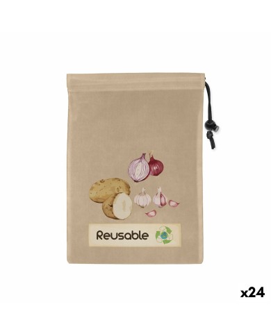 Sacchetto Riutilizzabile per Alimenti Quttin TNT (Non Woven) 44,5 x 29,5 cm (24 Unità)