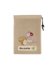 Sacchetto Riutilizzabile per Alimenti Quttin TNT (Non Woven) 44,5 x 29,5 cm (24 Unità)