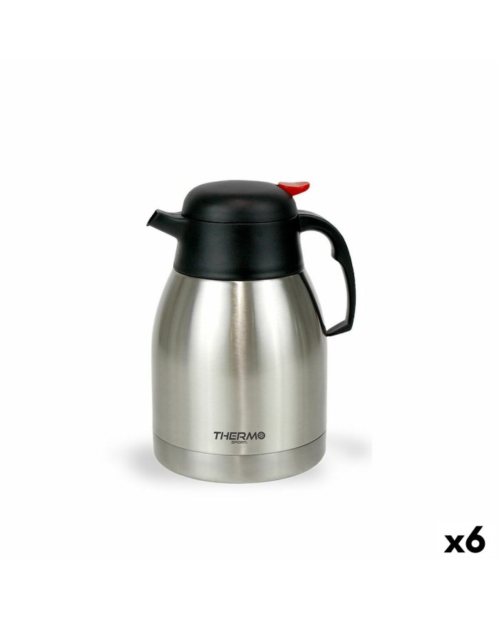 Caraffa Thermos ThermoSport Acciaio inossidabile 1,5 L Pulsante (6 Unità)