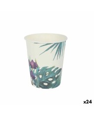 Set di Bicchieri Algon Monouso Cartone Tropicale 8 Pezzi 330 ml (18 Unità) Set di Bicchieri Algon Monouso Cartone Tropicale 8 Pezzi 330 ml (18 Unità)