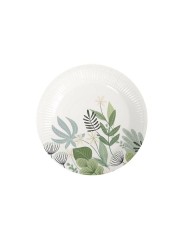 Set di piatti Algon Monouso Cartone Floreale 10 Pezzi 20 cm (24 Unità) Set di piatti Algon Monouso Cartone Floreale 10 Pezzi 20 cm (24 Unità)