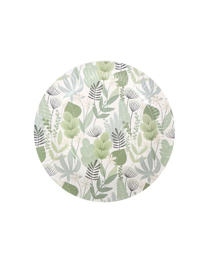 Set di piatti Algon Monouso Cartone Floreale 3 Pezzi 28 cm (24 Unità) Set di piatti Algon Monouso Cartone Floreale 3 Pezzi 28 cm (24 Unità)