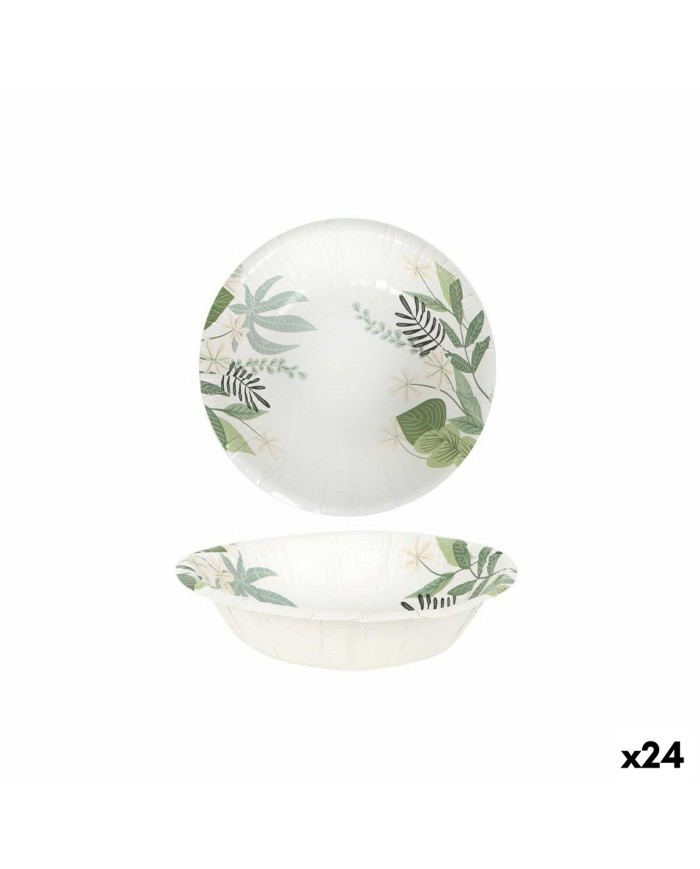 Set di piatti Algon Monouso Cartone Floreale 6 Pezzi 450 ml (24 Unità) Set di piatti Algon Monouso Cartone Floreale 6 Pezzi 450 ml (24 Unità)