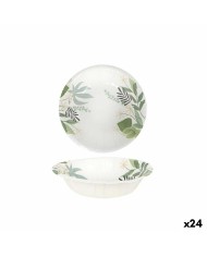 Set di piatti Algon Monouso carta kraft 12 Pezzi 18 cm (24 Unità)