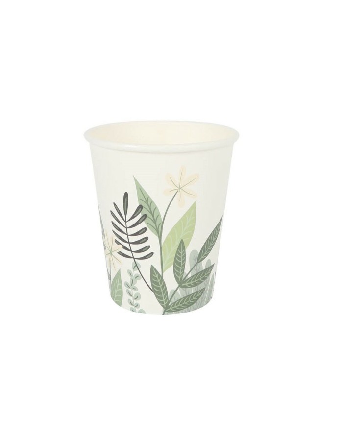 Set di Bicchieri Algon Monouso Cartone Floreale 10 Pezzi 250 ml (24 Unità) Set di Bicchieri Algon Monouso Cartone Floreale 10 Pezzi 250 ml (24 Unità)