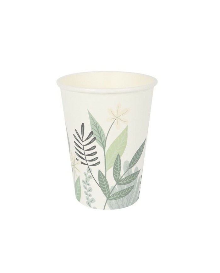 Set di Bicchieri Algon Monouso Cartone Floreale 8 Pezzi 330 ml (18 Unità) Set di Bicchieri Algon Monouso Cartone Floreale 8 Pezzi 330 ml (18 Unità)