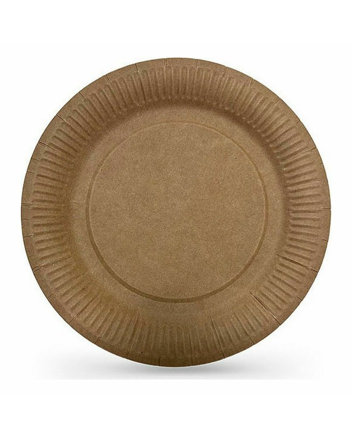 Set di piatti Algon Monouso carta kraft 10 Pezzi 20 cm (24 Unità) Set di piatti Algon Monouso carta kraft 10 Pezzi 20 cm (24 Unità)