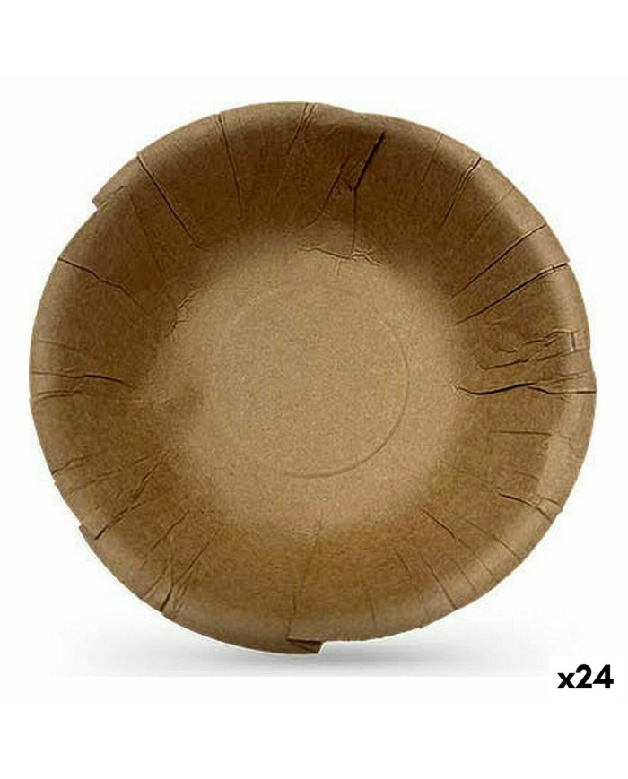 Set di Ciotole Algon Monouso carta kraft 6 Pezzi 450 ml (24 Unità) Set di Ciotole Algon Monouso carta kraft 6 Pezzi 450 ml (24 Unità)