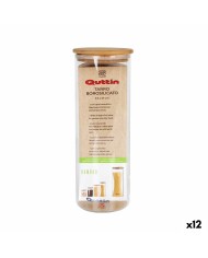 Vaso Quttin Silicone Vetro Borosilicato 1,55 L 10,2 x 28 cm (12 Unità) Vaso Quttin Silicone Vetro Borosilicato 1,55 L 10,2 x 28 cm (12 Unità)