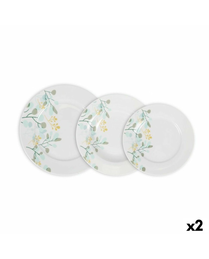 Set di Stoviglie La Mediterránea Rivoli Rotonda 18 Pezzi (2 Unità) Set di Stoviglie La Mediterránea Rivoli Rotonda 18 Pezzi (2 Unità)