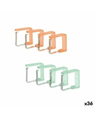 Molletta per Mantenere la Tovaglia Home ESPRIT Bianco 3,5 x 3,5 x 5,5 cm