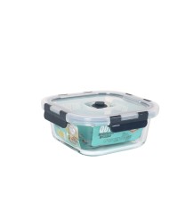 Porta pranzo Ermetico Quttin Quadrato 750 ml (6 Unità)