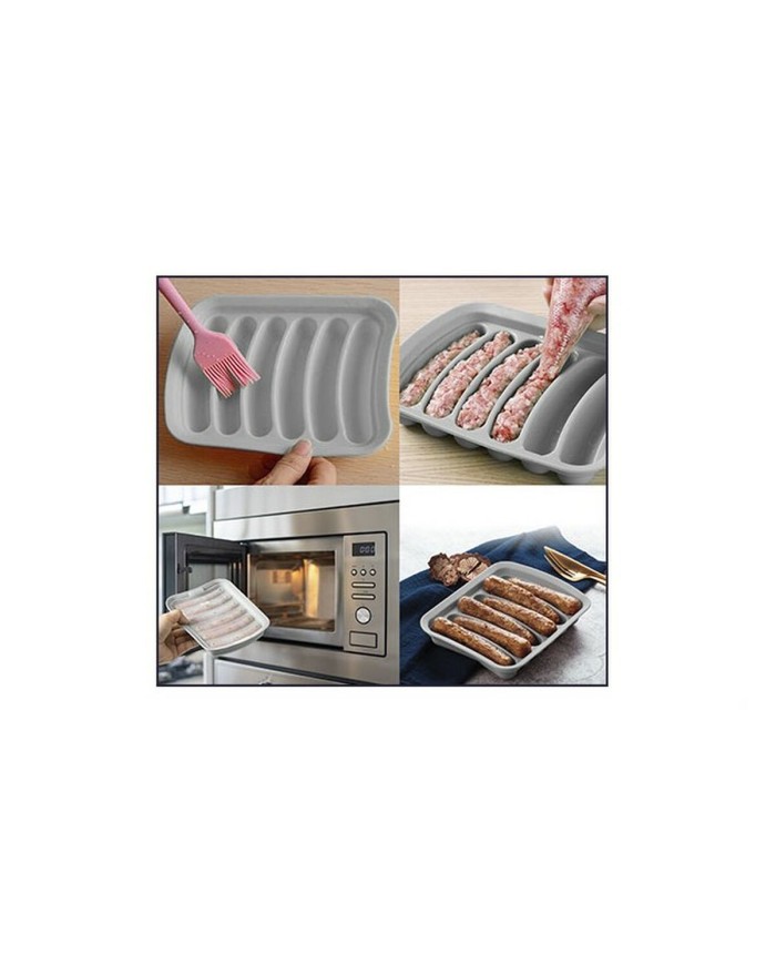 Molde para salchichas Quttin Microonde Silicone 17 X 18 cm (24 Unità)