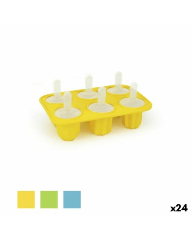 Stampo per Gelati Quttin Forme Silicone 18 x 5,3 x 12,3 cm (24 Unità) Stampo per Gelati Quttin Forme Silicone 18 x 5,3 x 12,3 cm (24 Unità)