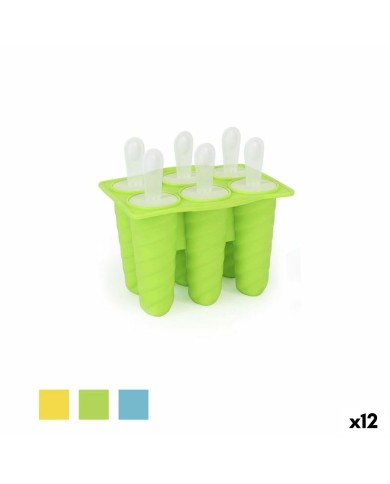 Stampo per Gelati Quttin Spirale Silicone 15 x 12 x 10,5 cm (12 Unità) Stampo per Gelati Quttin Spirale Silicone 15 x 12 x 10,5 cm (12 Unità)