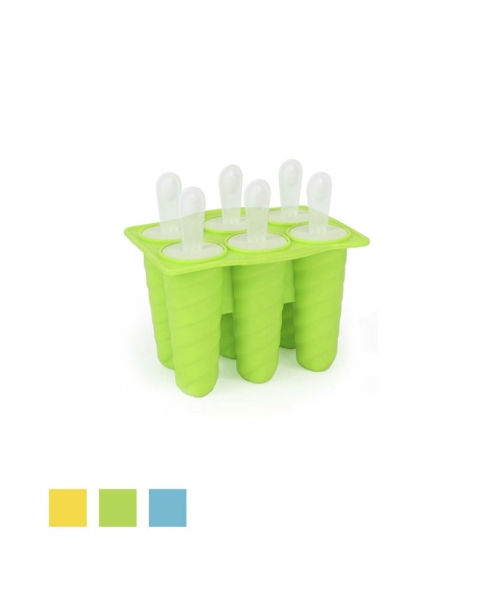 Stampo per Gelati Quttin Spirale Silicone 15 x 12 x 10,5 cm (12 Unità) Stampo per Gelati Quttin Spirale Silicone 15 x 12 x 10,5 cm (12 Unità)