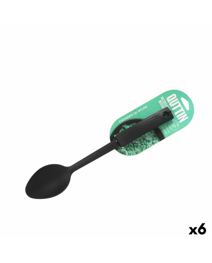 Mestolo Quttin Black Point 32 x 6,1 cm (6 Unità) Mestolo Quttin Black Point 32 x 6,1 cm (6 Unità)