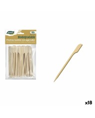 Set di Spiedini per Barbecue Algon Bambù 100 Pezzi 13,5 cm (18 Unità) Set di Spiedini per Barbecue Algon Bambù 100 Pezzi 13,5 cm (18 Unità)