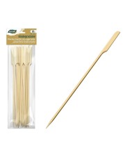 Set di Spiedini per Barbecue Algon Bambù 20 Pezzi 24 cm (24 Unità)