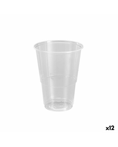 Set di bicchieri riutilizzabili Algon Plastica Trasparente 50 Pezzi 330 ml (12 Unità)
