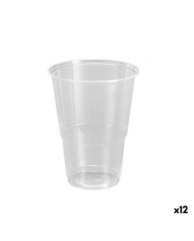 Set di bicchieri riutilizzabili Algon Plastica Trasparente 25 Pezzi 500 ml (12 Unità)