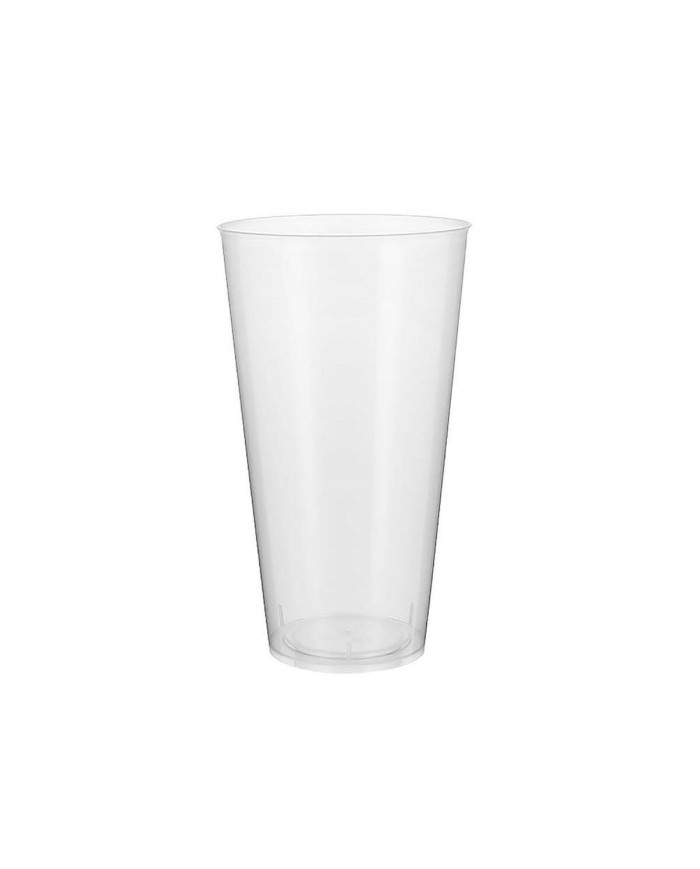 Set di bicchieri riutilizzabili Algon Plastica Trasparente 4 Pezzi 450 ml (64 Unità)