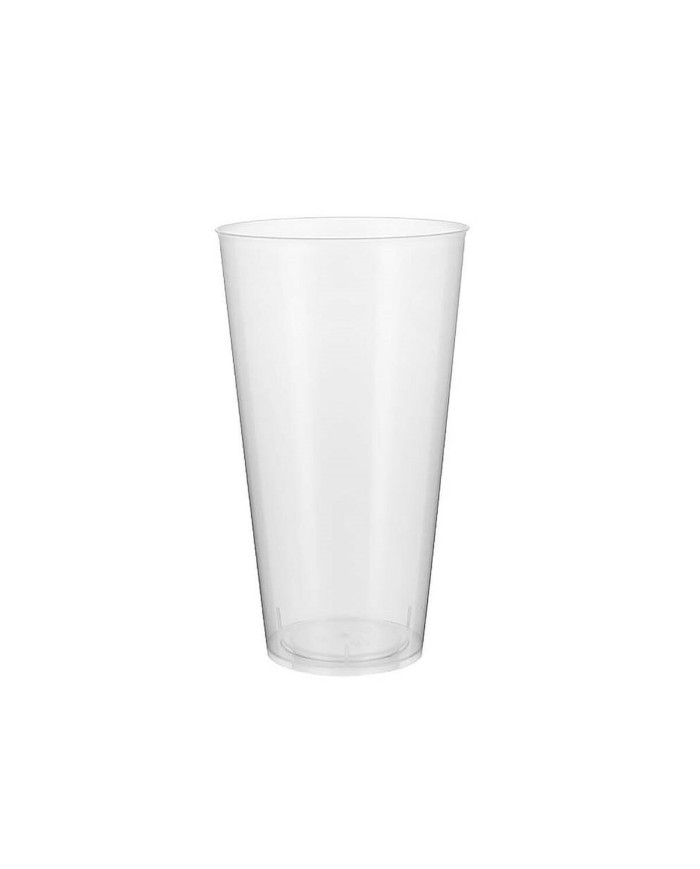 Set di bicchieri riutilizzabili Algon Plastica Trasparente 10 Pezzi 450 ml (32 Unità)