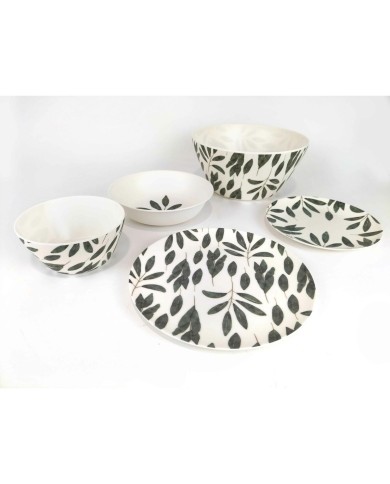 Ciotola Alfares Melammina Laurel 15 x 7 cm (24 Unità)