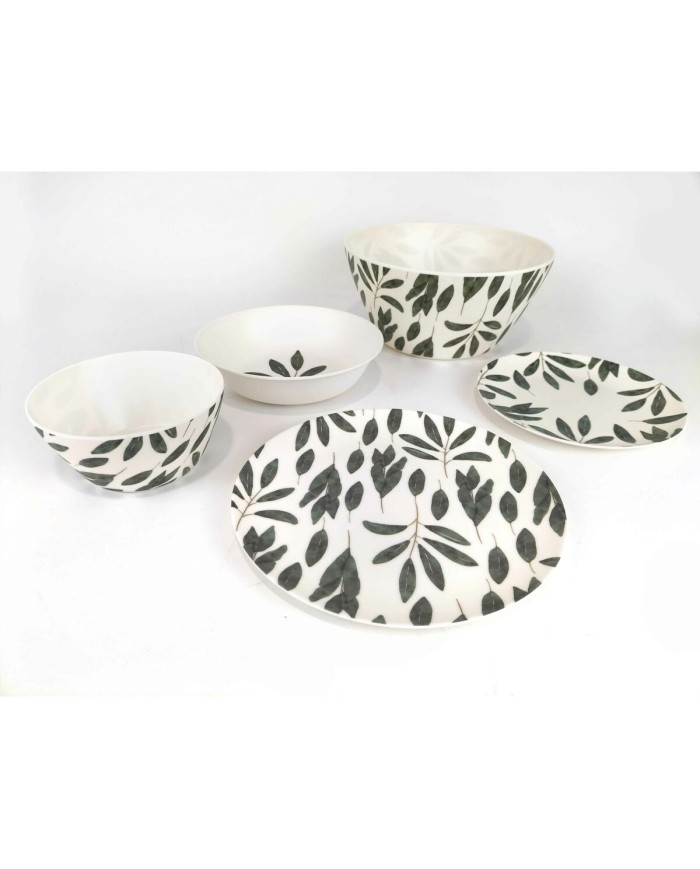 Ciotola Alfares Melammina Laurel 15 x 7 cm (24 Unità) Ciotola Alfares Melammina Laurel 15 x 7 cm (24 Unità)