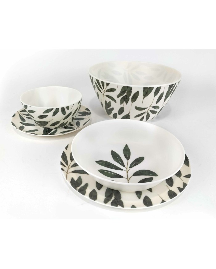 Ciotola Alfares Melammina Laurel 15 x 7 cm (24 Unità) Ciotola Alfares Melammina Laurel 15 x 7 cm (24 Unità)