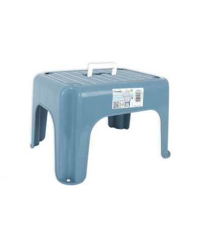 Sgabello Tontarelli Dumbo Azzurro 38 x 30 x 24 cm Con maniglia (6 Unità) Sgabello Tontarelli Dumbo Azzurro 38 x 30 x 24 cm Con maniglia (6 Unità)