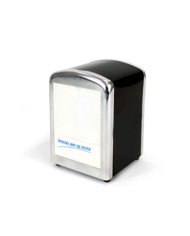 Portatovaglioli da tavola Quttin Nero 10,6 x 9,6 x 13,9 cm Settore Alberghiero (12 Unità) Portatovaglioli da tavola Quttin Nero 10,6 x 9,6 x 13,9 cm Settore Alberghiero (12 Unità)