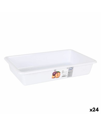 Set di vassoi organizzatori Dem Bob Bianco 37 x 23 x 7 cm (24 Unità) Set di vassoi organizzatori Dem Bob Bianco 37 x 23 x 7 cm (24 Unità)