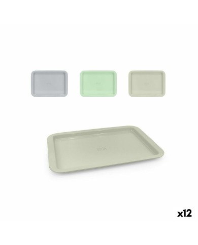 Vassoio per la colazione Quttin Metallo 38 x 27 x 2 cm (12 Unità)
