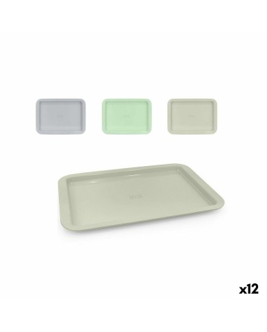 Vassoio per la colazione Quttin Metallo 48 x 33,5 x 1,8 cm (12 Unità)