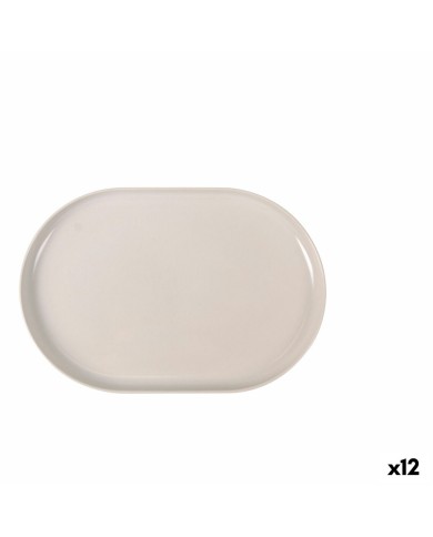 Vassoio per aperitivi La Mediterránea Ivory Ovale 30 x 20 x 2,5 cm (12 Unità)