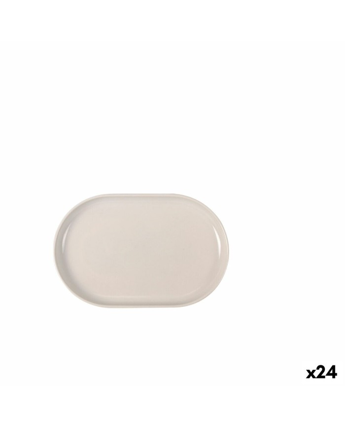 Vassoio per aperitivi La Mediterránea Ivory Ovale 20 x 13 x 2 cm (24 Unità) Vassoio per aperitivi La Mediterránea Ivory Ovale 20 x 13 x 2 cm (24 Unità)