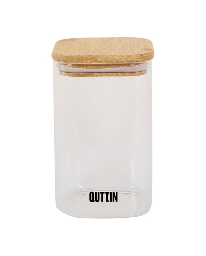 Contenitore per Conservare gli Alimenti Quttin Bambù Vetro Borosilicato 720 ml (12 Unità) Contenitore per Conservare gli Alimenti Quttin Bambù Vetro Borosilicato 720 ml (12 Unità)