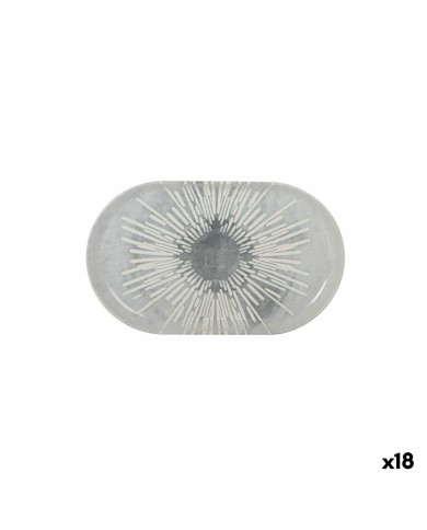 Vassoio per aperitivi La Mediterránea Ivar Ovale 25 x 15 x 2,2 cm (18 Unità)