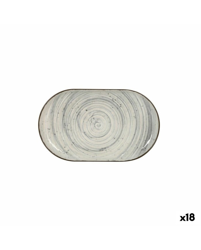 Vassoio per aperitivi La Mediterránea Vortex Ovale 25 x 15 x 2,2 cm (18 Unità)