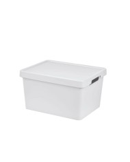 Scatola portaoggetti con coperchio Tontarelli Maya Bianco 23,9 L 36 x 28 x 31,1 cm